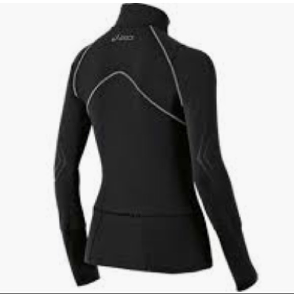 ASICS Lite-Show Black/White Sequin Print Jacket - Picture 4 of 8